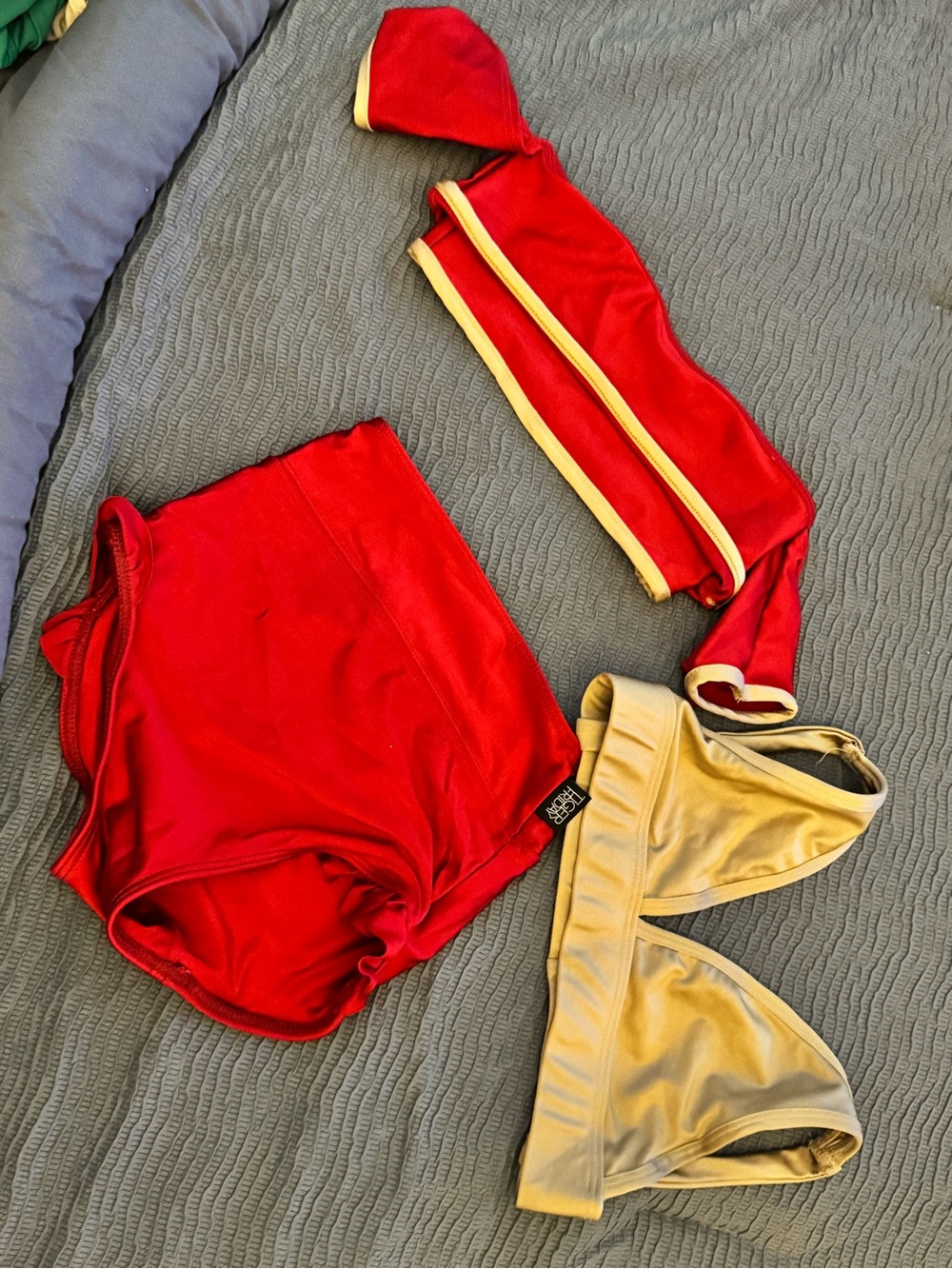 Kids Red and gold Tiger Friday Set